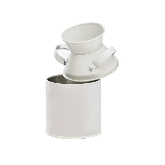 Mini lechera de metal 125ml A100mm - 6Uds