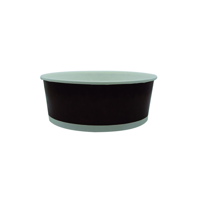 Insalatiera "Buckaty" multiuso, tonda in cartone marrone scuro  H57mm 600ml