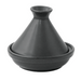 Mini tajin de porcelana negra A80mm - 4Uds
