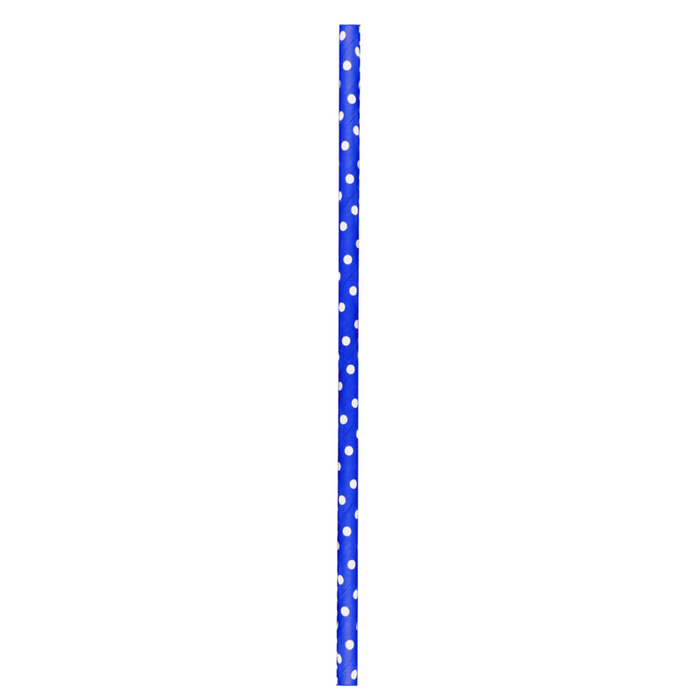 Pajita de papel azul A197mm - 500Uds