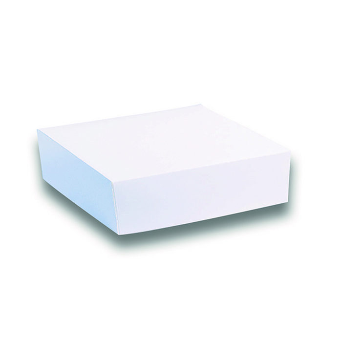 Caja pastelera de cartón blanca 320x320mm A80mm - 50Uds
