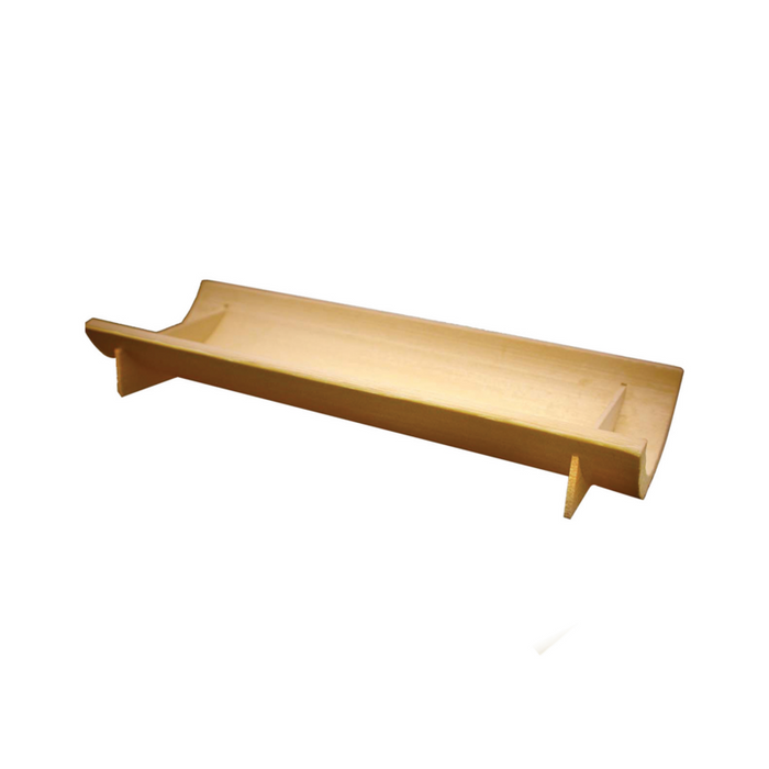 Plato de degustación semi tubular de bambú KOSHU 150x60mm A23mm - 20Uds