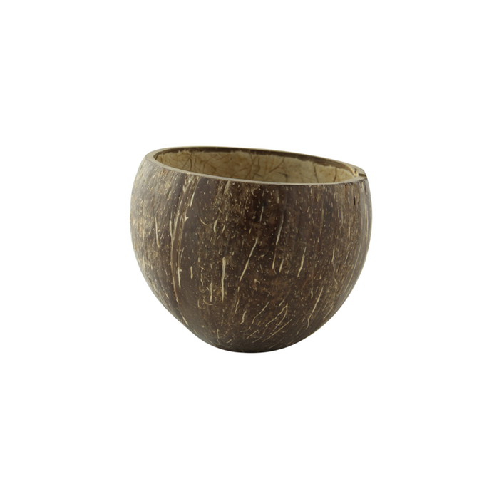 Cuencos de coco natural 350ml A80mm - 4Uds