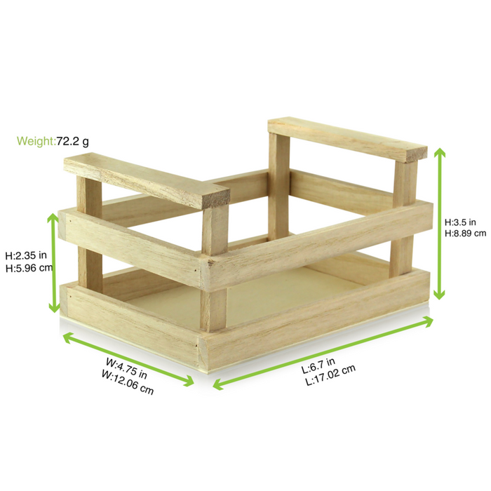 Mini cassetta in legno  170x120mm H90mm