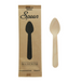 Cuchara de café de madera con funda de papel kraft A110mm - 50Uds