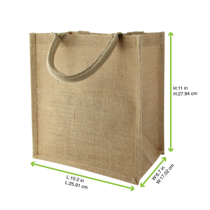 Borsa tote in iuta 170x260mm H280mm