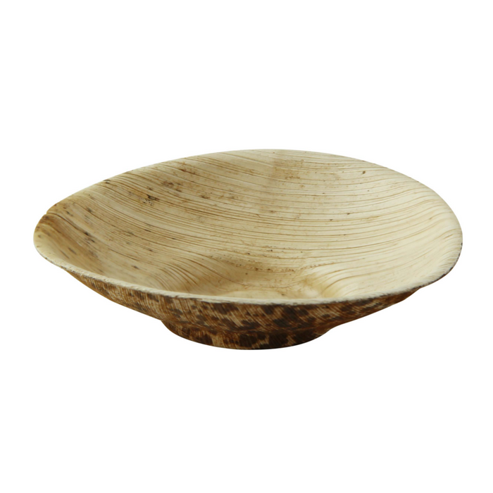 Cuenco para degustación en hoja de bambú ZEBRA 60ml Ø84mm A20mm - 50Uds