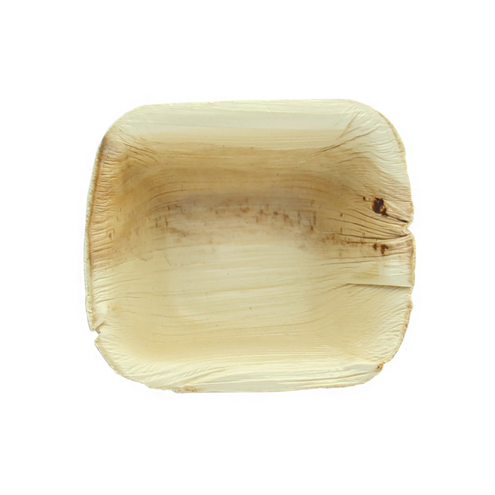 Coppetta quadrata in palma 63x63mm H33mm 35ml