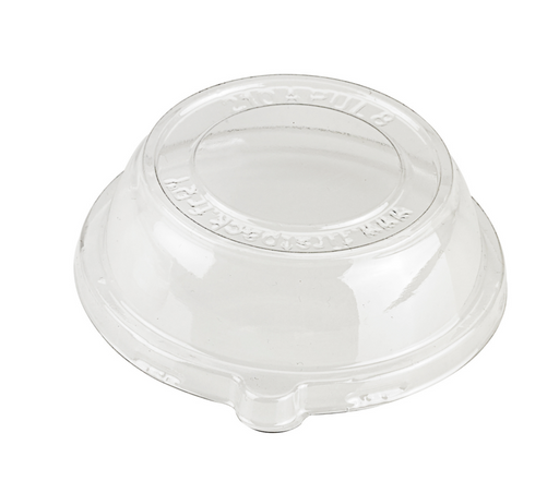 Tapa plana transparente PET Ø72mm A25mm - 50Uds