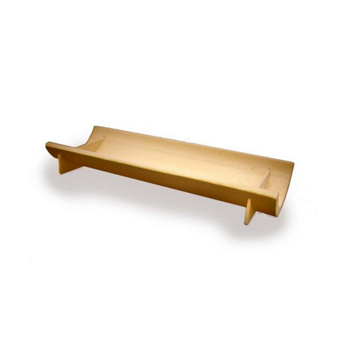 Plato de degustación semi tubular de bambú NAGANO 100x55mm A25mm - 20Uds