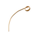 Pincho de bambú curvado con extremo en forma de bucle 110mm - 100Uds