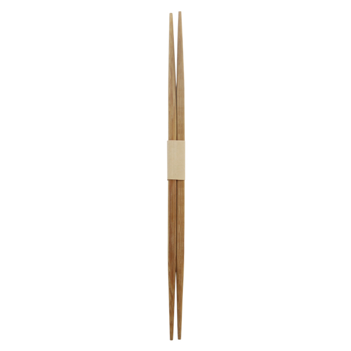 Palillos chinos de bambú empaquetados por 2 unidades A240mm - 100Uds
