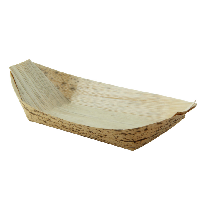 Barquilla de bambú 210x105mm A25mm - 100Uds