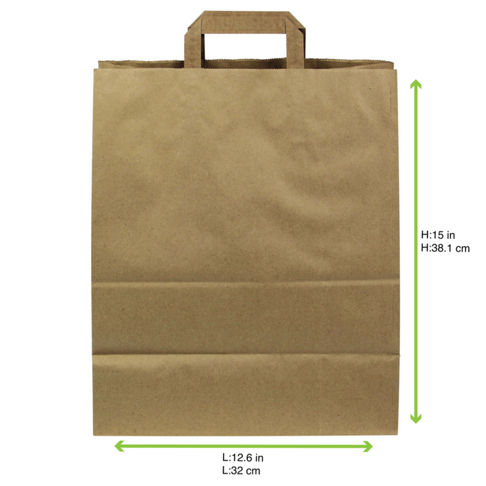 Shopper in carta kraft doppia parete 320x170mm H380mm