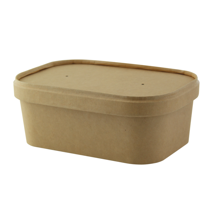 Coperchio in PET per insalatiera Reckaty (PET1) 172x124mm H16mm