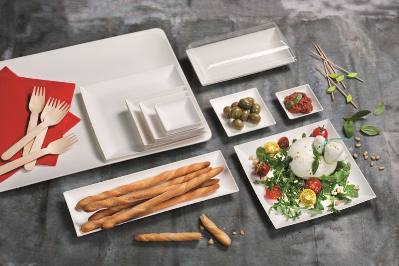 Stecchino in bambù con decorazione foglia (FOR50)  H120mm