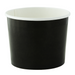 Tarrina de cartón negra para caliente/frío 320ml Ø90mm A70mm - 50Uds