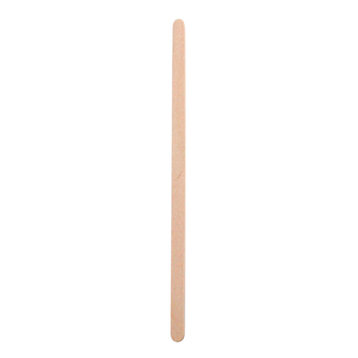 Agitador de café de madera con extremos redondeados 6 A176mm - 1000Uds