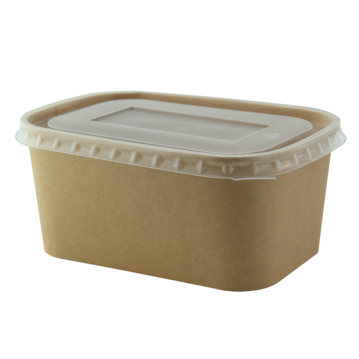 Vaschetta "Recaty" in cartone kraft rigido 170x120mm H75mm 1000ml
