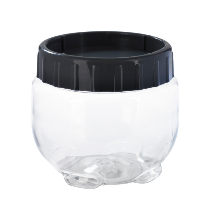 Barattolo Bokolock in PET con coperchio (PET1)  H90mm 550ml