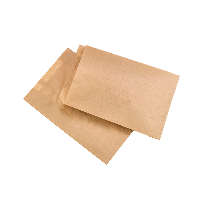 Bolsita kraft antigrasa 180x80mm A280mm - 250Uds