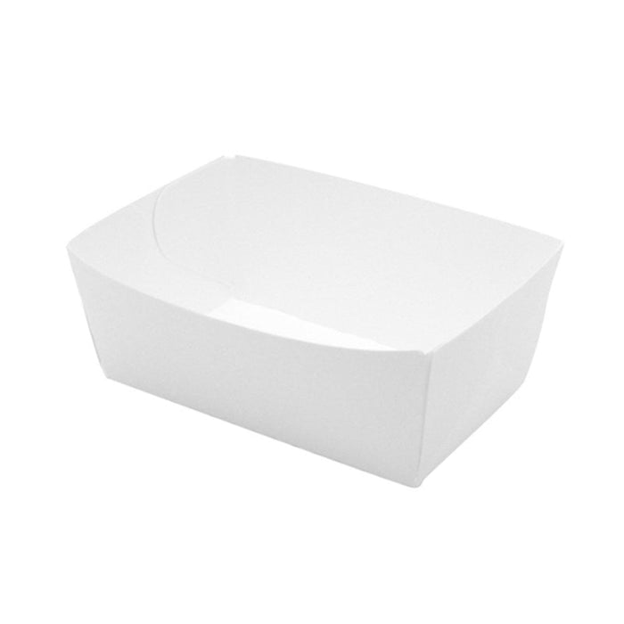 Vaschetta in cartone bianco 90x55mm H40mm 250ml