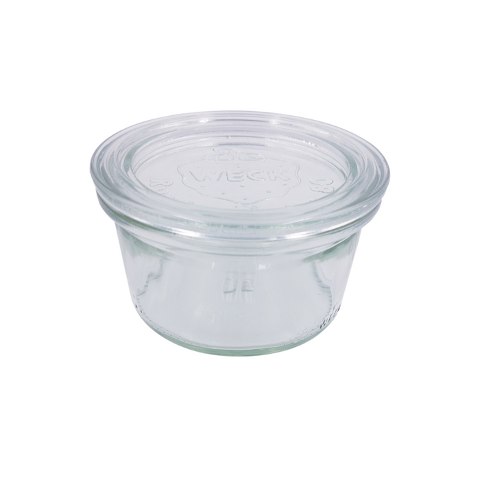 Barattolo Weck in vetro + cop per vasocottura (GL70)  H50mm 165ml