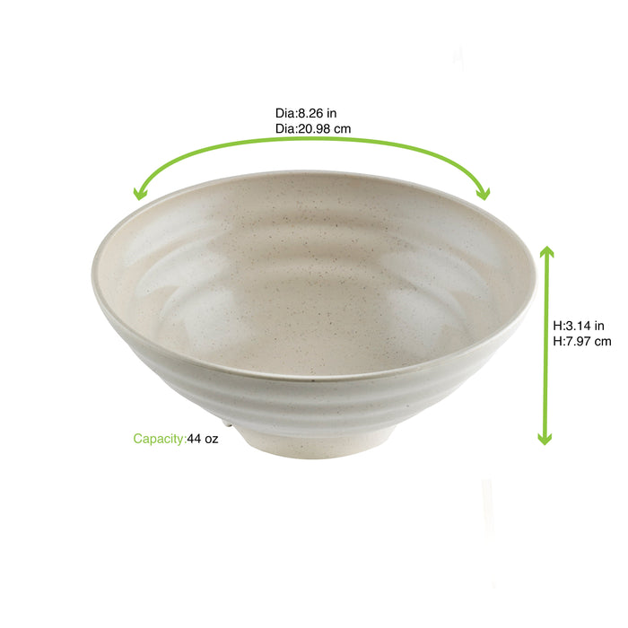 Ciotola Huskly riutilizzabile in materiale composito beige  H80mm 1300ml