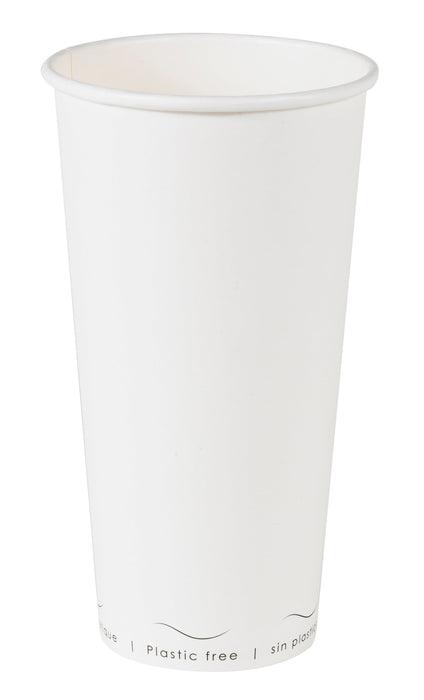 Bicchiere cartone bianco Eden plastic-free (PAP20)  H161mm 590ml
