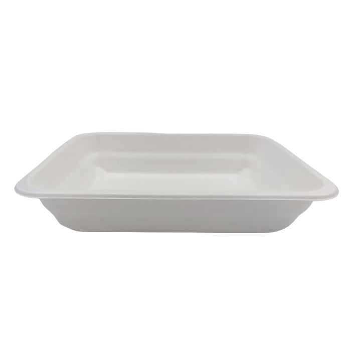 Vaschetta in polpa termosaldabile 2 scomparti (PAP21) 227x178mm H45mm 1060ml