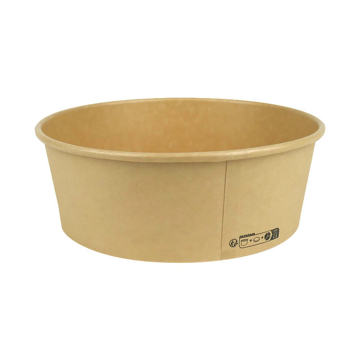 Insalatiera Buckaty in cartone beige plastic-free (C/PAP 81)  H65mm 1200ml