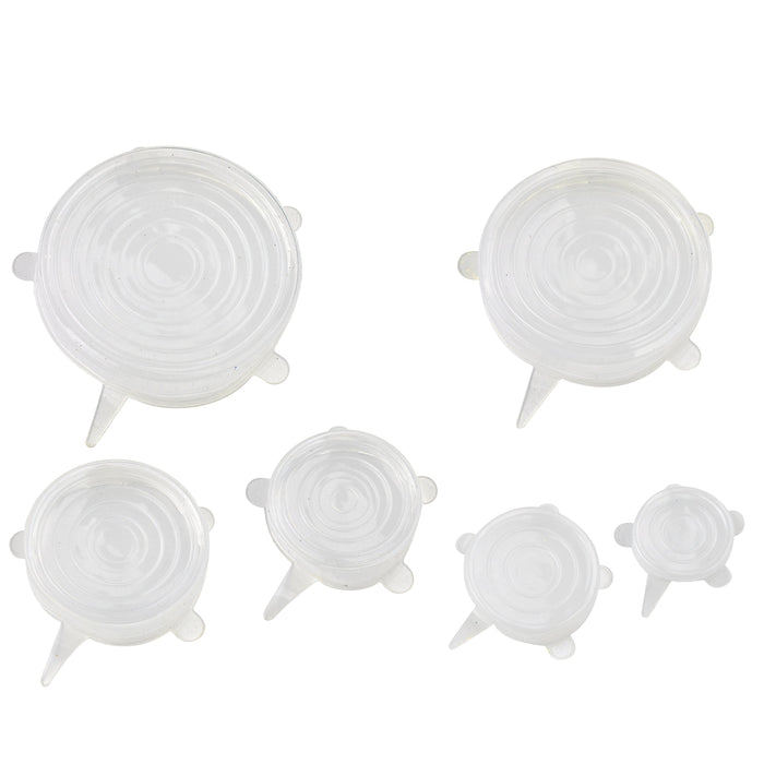 Set di 6 coperchi in silicone riutilizzabili  H30mm