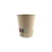 Vaso de cartón de fibra de bambú blanco con laminación PE 180ml A79mm - 50Uds