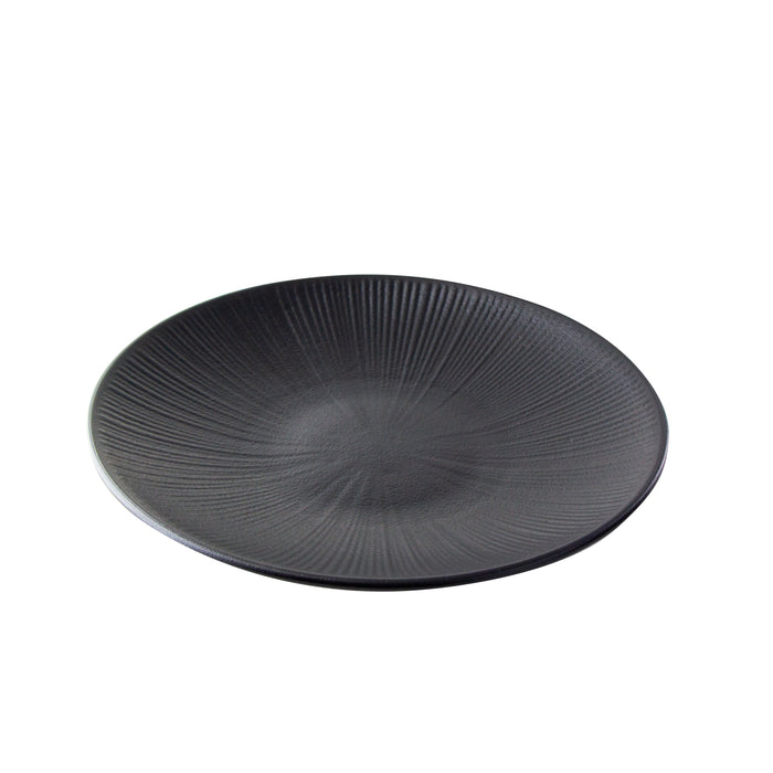 Piatto nero riutilizzabile Black Phoenix  H28mm