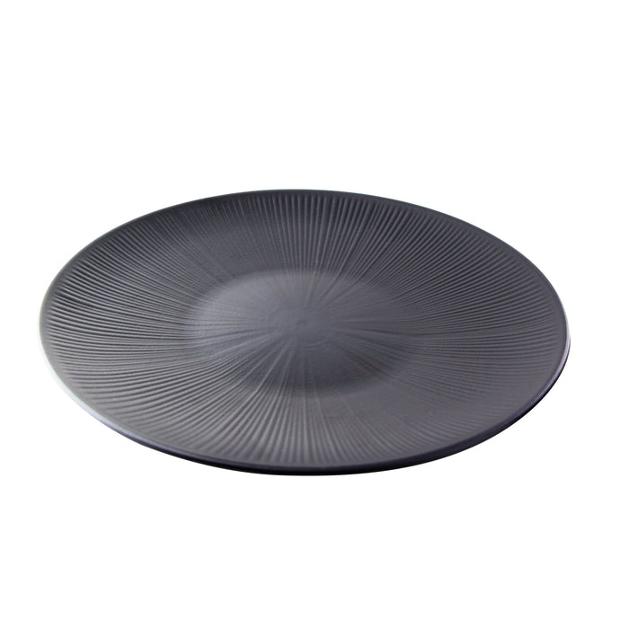 Piatto nero riutilizzabile Black Phoenix   H35,5mm