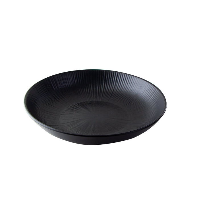 Piatto fondo nero riutilizzabile Black Phoenix da   H46mm 950ml