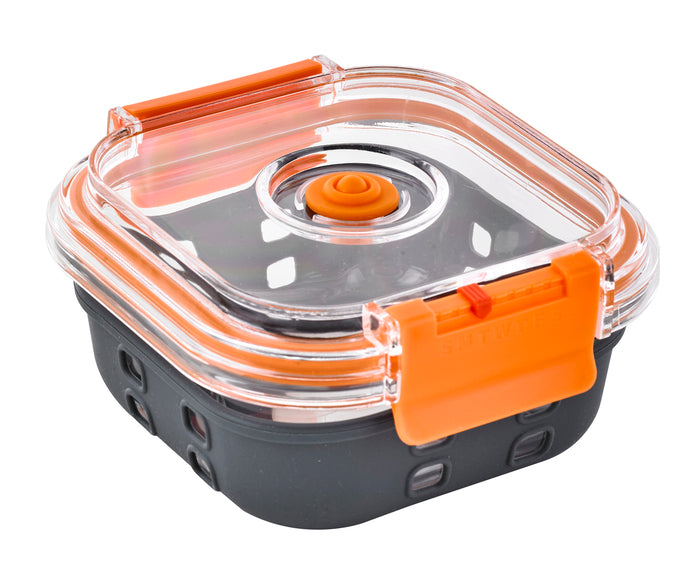 Cook Show Scatola+Copertura trasparente+Protezione in silicone 132x132mm H53mm 510ml