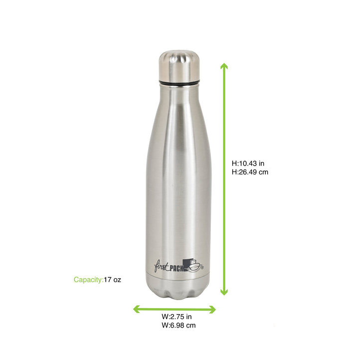 Borraccia NoxBottle isotermica in alluminio con tappo in PP e metallo (FE40 + PP5)  H265mm 500ml