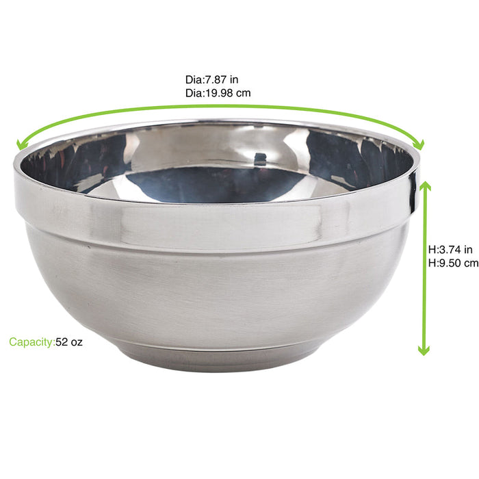 Ciotola NoxBox in acciaio inox (FE40)  H95mm 1500ml