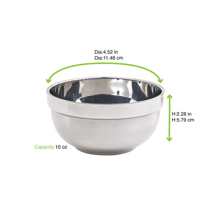 Ciotola NoxBox in acciaio inox (FE40)  H58mm 310ml
