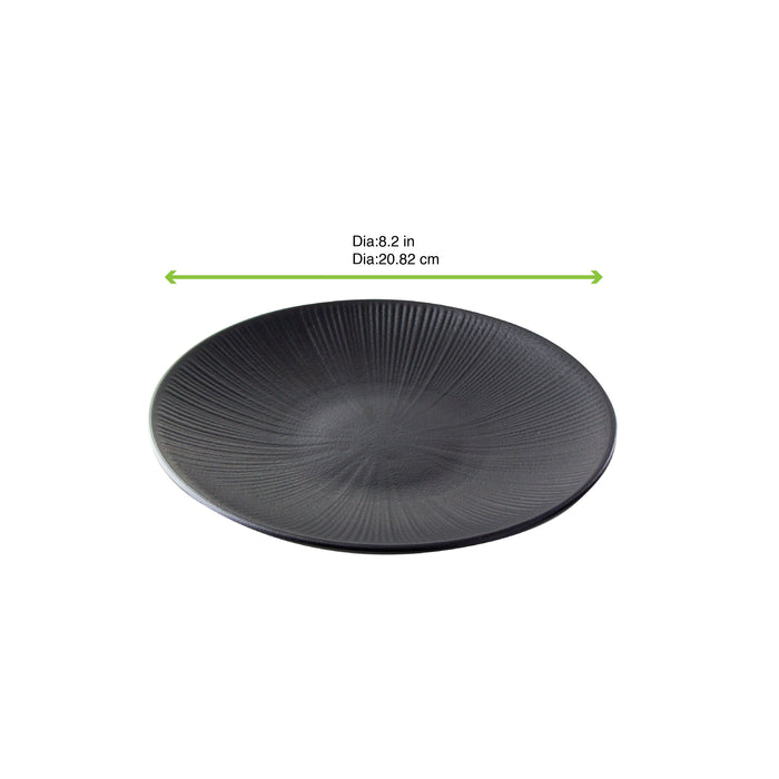 Piatto nero riutilizzabile Black Phoenix  H28mm
