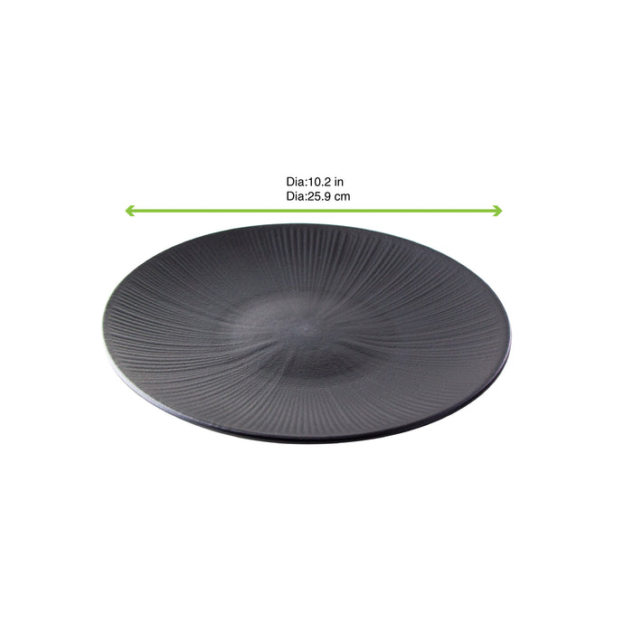 Piatto nero riutilizzabile Black Phoenix   H30mm