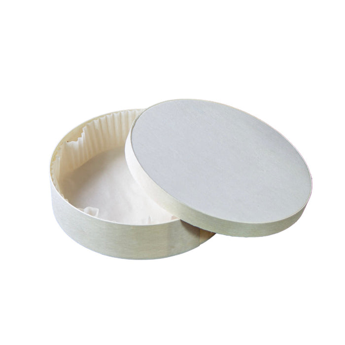 Scatola rotonda in legno misto FSC + carta da forno  H42mm 600ml