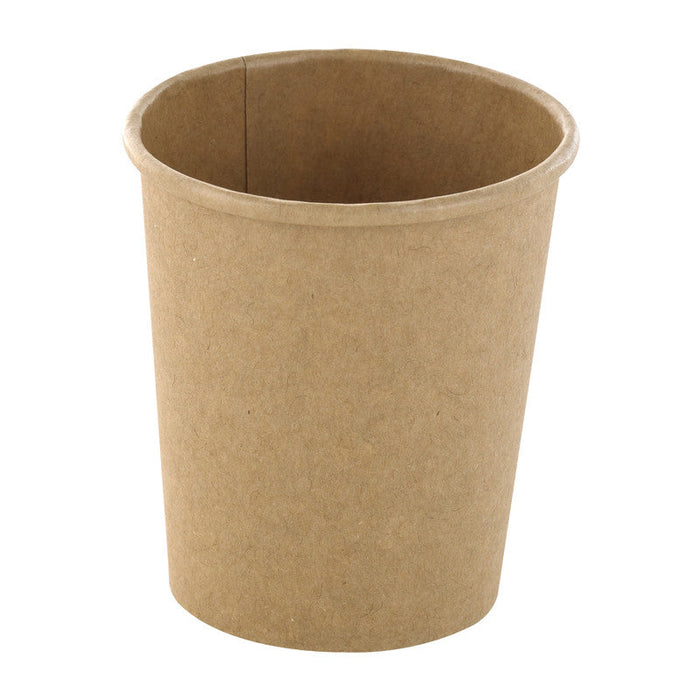 Contenitore in cartone kraft kraft per alimenti caldi e freddi  H65mm 120ml
