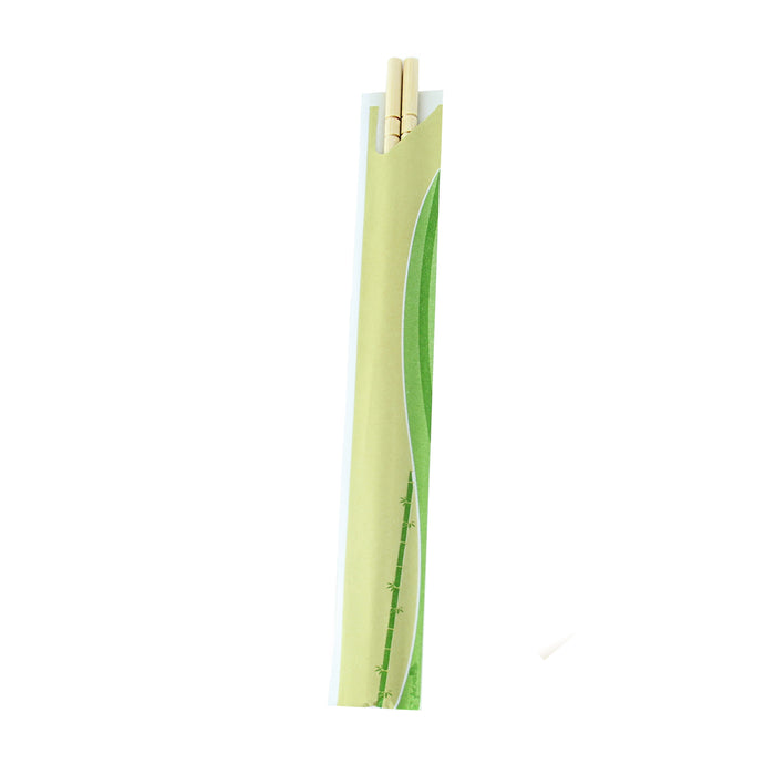 Coppia di bacchette in bambù imbustate - H 20 cm - 100 pezzi