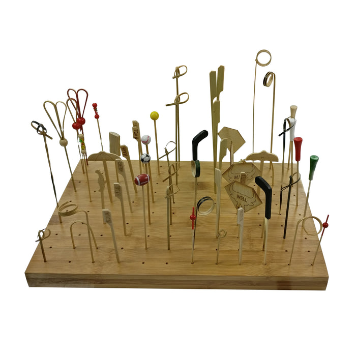 Stecchino Noshi in bambù con nodo (FOR50) - H 7 cm - 100 pezzi