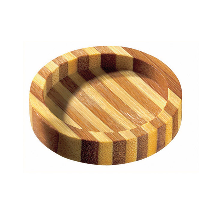 Piatto in bambù bicolore "Cheng" - Ø 5 cm - H 1,1 cm - 24 pezzi