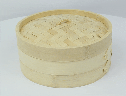 Coperchio in bambù per vaporiera (FOR50)  H42mm