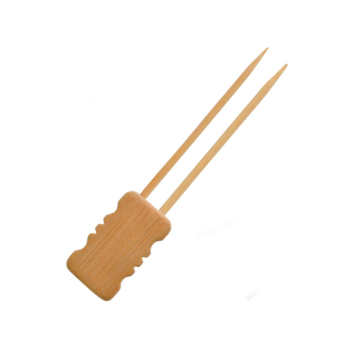 Stecchino doppio Mbola in bambù (FOR50) - H 15 cm - 24 pezzi