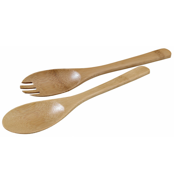 Set di 2 posate da servizio in bambù - H 25 cm - 50 pezzi